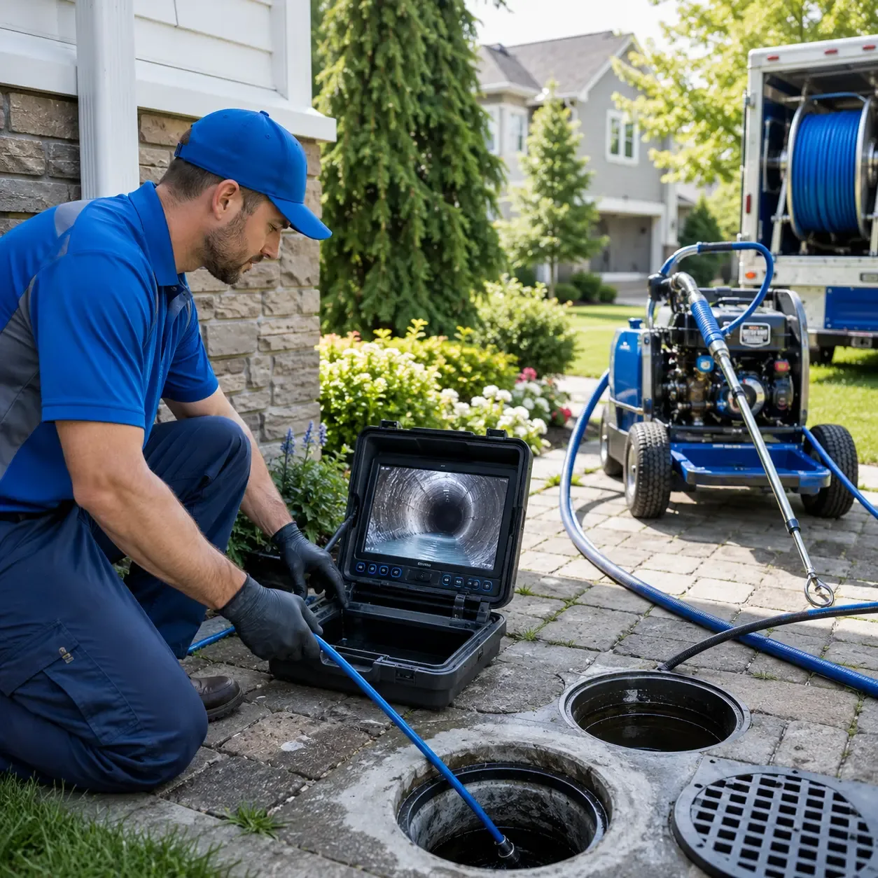 Outdoor drain cleaning professionals serving Yulan, NY